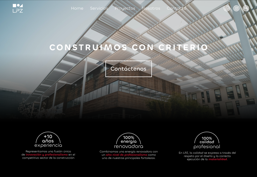 LPZ CONSTRUCCIONES - proyecto